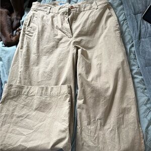 Old Navy Khaki Wide-Leg Pants